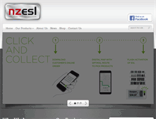 Tablet Screenshot of electronicshelflabelling.co.nz
